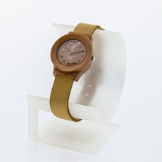 České dřevěné hodinky Union H00278 Třešeň