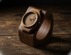 České dřevěné hodinky Aladin H00515 Meruňka