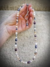 Sada perlová - Říční perla mix barev S0811