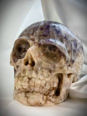 Surové minerály - Lebka Ametyst SM0867