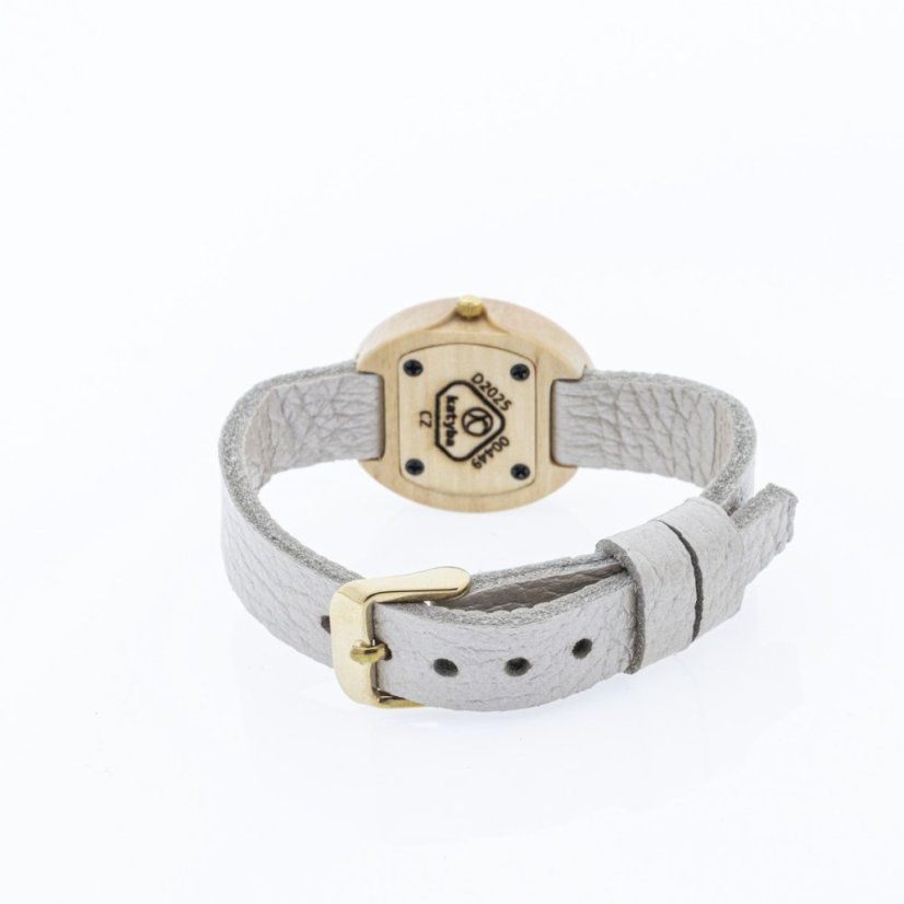 České drevené hodinky Empire H00449 Habr