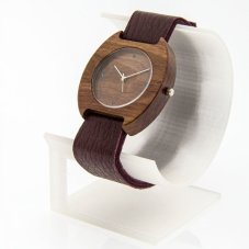 České dřevěné hodinky Avia H00336 Slivoň Bluma