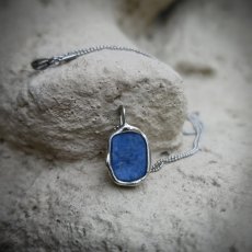 Autorský cínovaný náhrdelník - Sodalit S0743