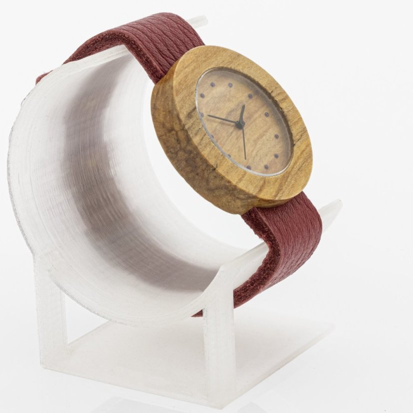 České drevené hodinky Jalta H00477 Javor