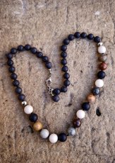 Náhrdelník minerální - Mix minerálů v krásných barvách S0849