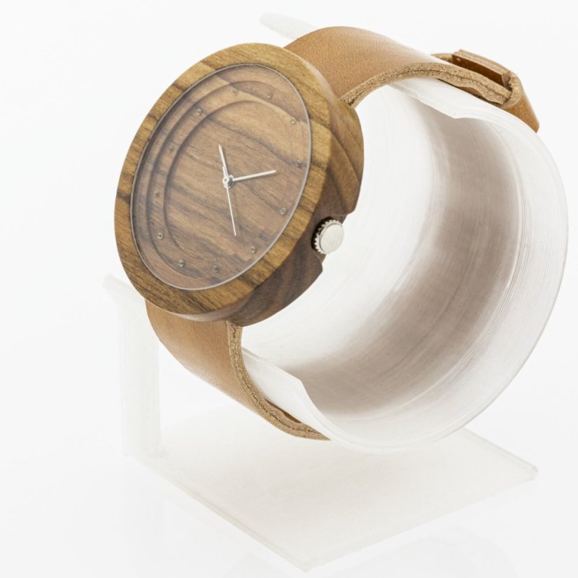 České dřevěné hodinky Excelsior H00570 Višeň