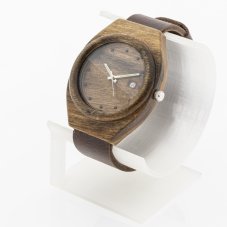 České drevené hodinky Aladin H00516 Orech
