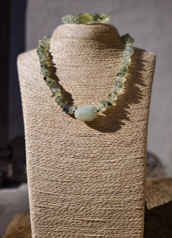 Sada minerální - Prehnit s epidotem S0824