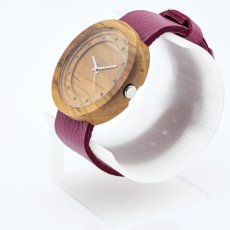České dřevěné hodinky Excelsior H00358 Slivoň Bluma