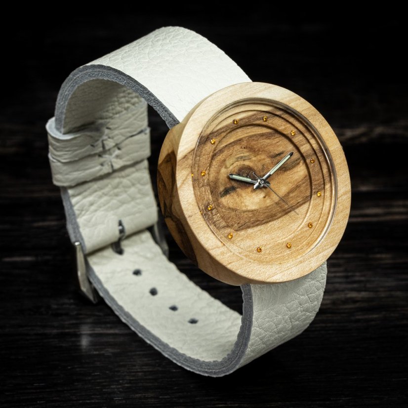 České dřevěné hodinky Excelsior H00394 Habr