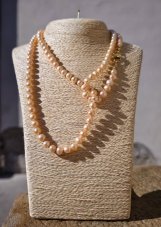 Náhrdelník perlový dlouhý - Coco Chanel 150 cm S0827