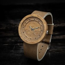 České drevené hodinky Excelsior H00386 Ořech