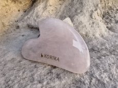 Masážny kameň - Gua Sha - Rose Quartz SM0834