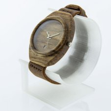 České dřevěné hodinky Aladin H00129 Ořech