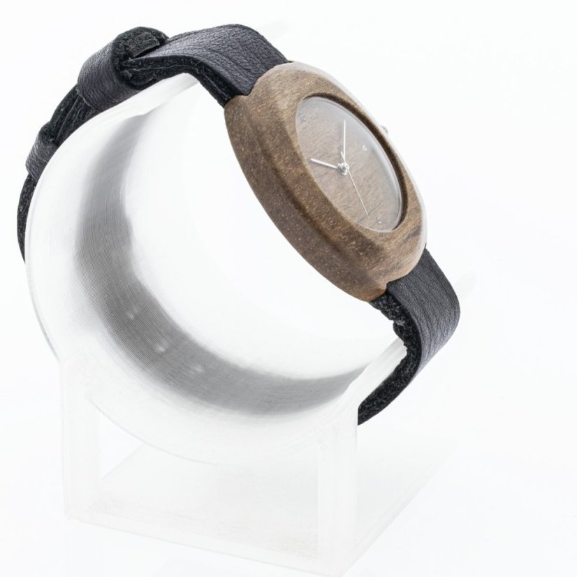 České dřevěné hodinky Club H00423 Ořech