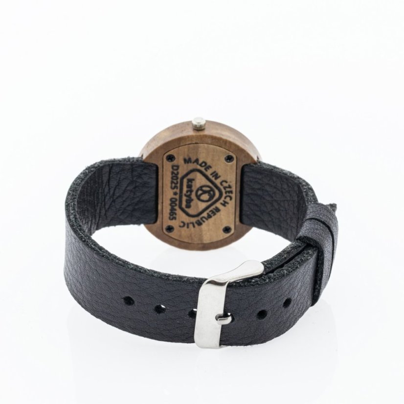 České dřevěné hodinky Alfa H00465 Hruška