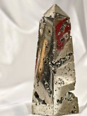 Surové minerály - Pyrit obelisk SM0590