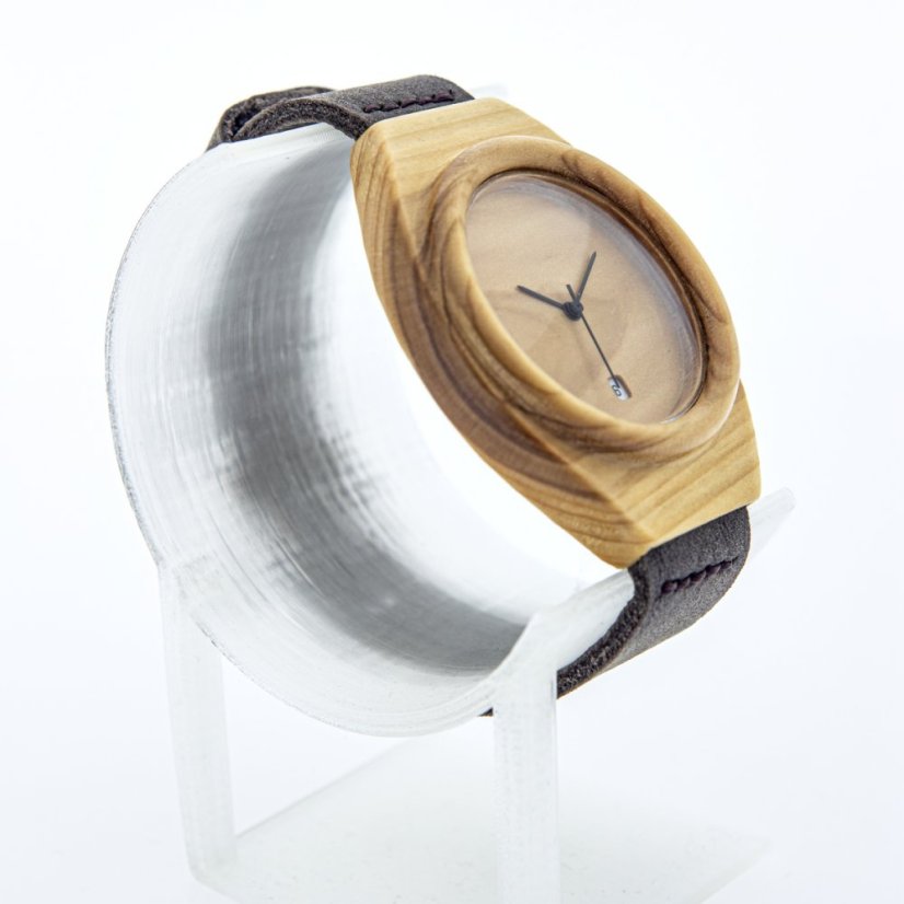 České dřevěné hodinky Aladin H00128 Túje