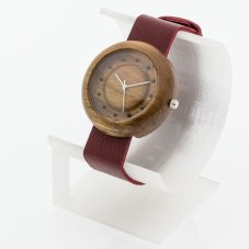 České dřevěné hodinky Jas H00533 Kaštan