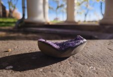 Surové minerály - Ametyst srdce  velké SM0575