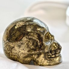 Surové minerály - Lebka Pyrit SM0866