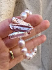 Sada perlová - Vzácné říční perly S0852