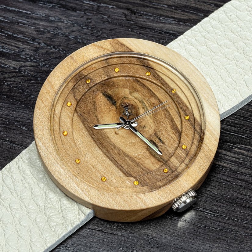 České dřevěné hodinky Excelsior H00394 Habr