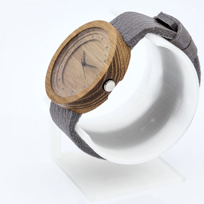 České drevené hodinky Excelsior H00355 Akácia