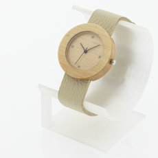 České dřevěné hodinky Alfa H00538 Habr