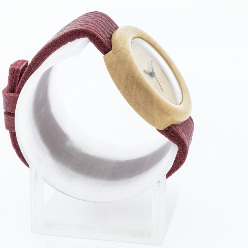 České drevené hodinky Orania H00461 Habr