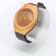 České dřevěné hodinky Aladin H00113 Habrovotřešňové