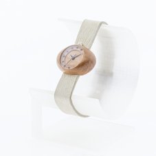 České dřevěné hodinky Oko H00372 Jeřáb