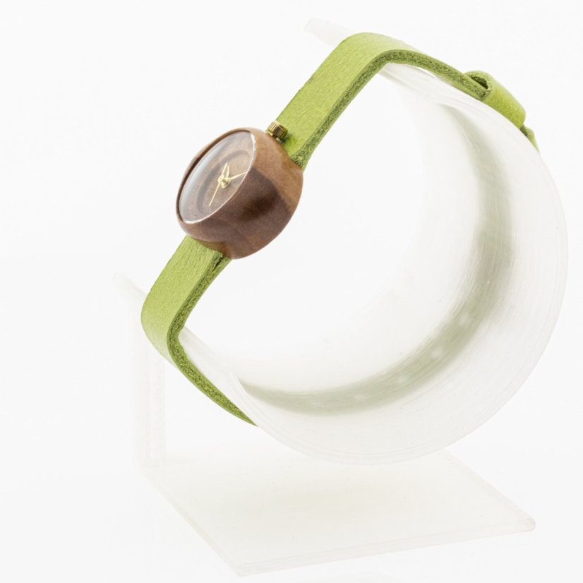 České dřevěné hodinky Oko H00494 Hruška