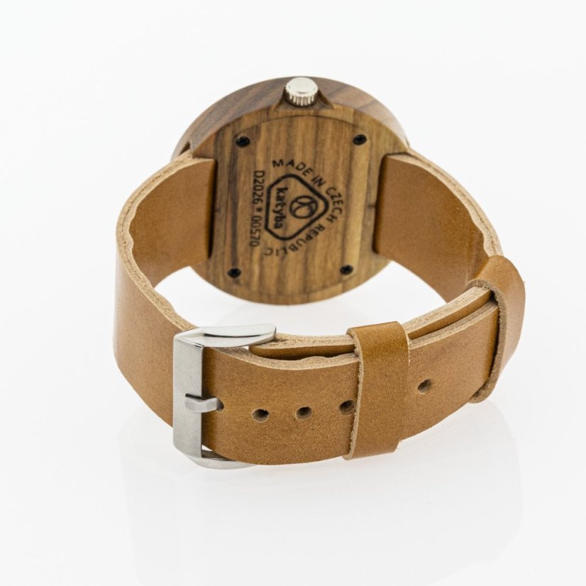 České dřevěné hodinky Excelsior H00570 Višeň