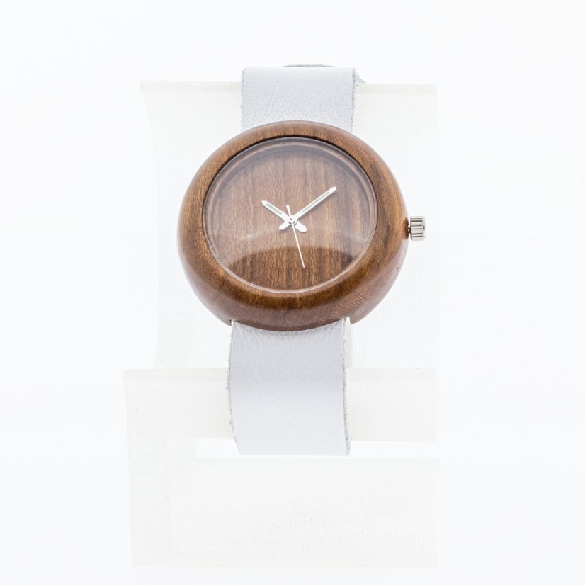 České dřevěné hodinky Jas H00154 Slivoň Bluma