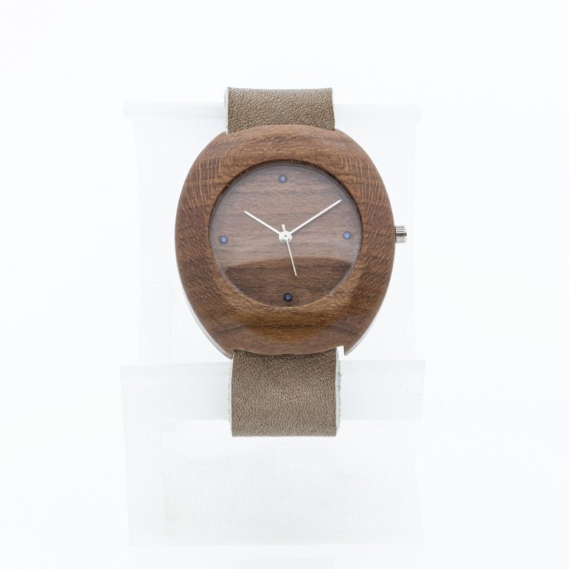 České drevené hodinky Club H00421 Slivoň Bluma