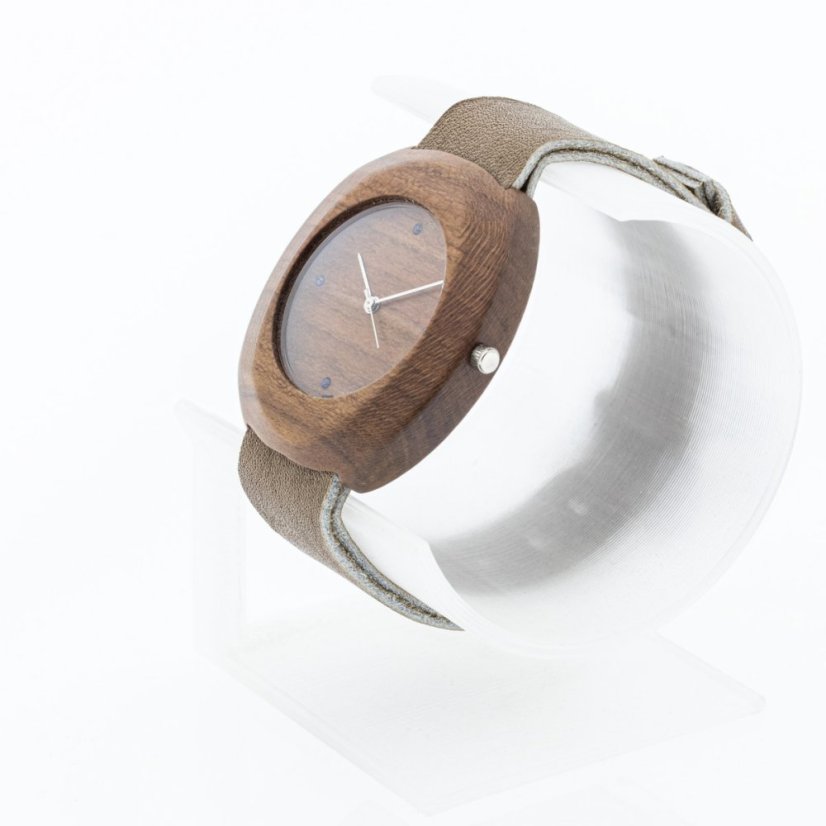 České drevené hodinky Club H00421 Slivoň Bluma