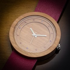 České dřevěné hodinky Excelsior H00400 Jeřáb