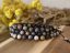 Náramok minerál - Shambala Achát S0187