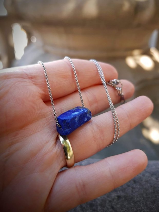 Náhrdelník minerální - Lapis lazuli - S0302