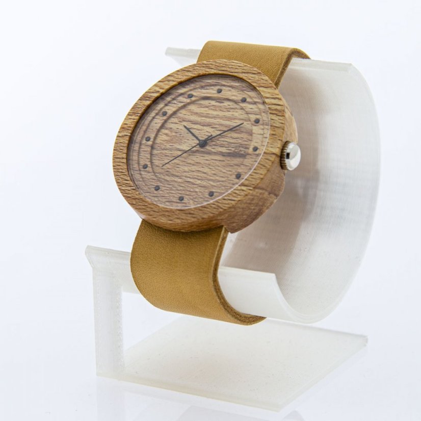 České drevené hodinky Excelsior H00283 Buk