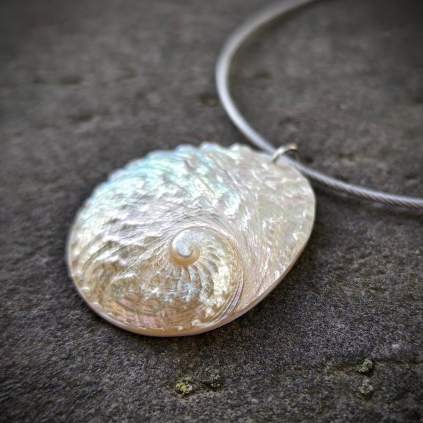 Náhrdelník - Velká Mušle Abalone S0729