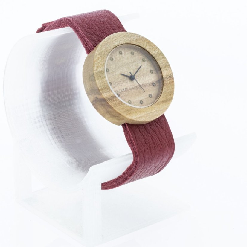 České dřevěné hodinky Alfa H00469 Javor