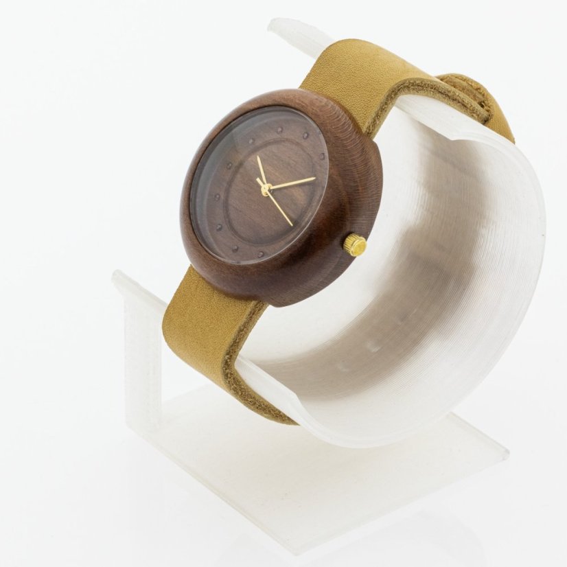 České dřevěné hodinky Jas H00527 Bluma