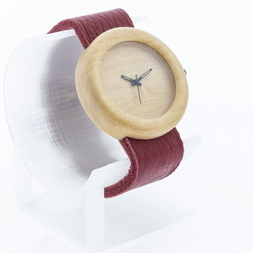 České drevené hodinky Orania H00461 Habr