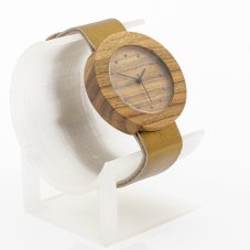 České dřevěné hodinky Jalta H00480 Višeň