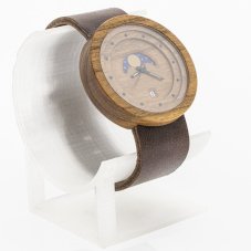 České drevené hodinky Excelsior Moon H00506 Višeň