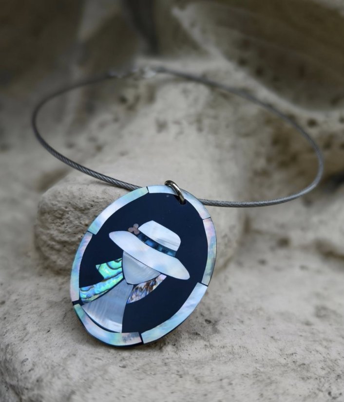 Náhrdelník - Medailón portrét S0745