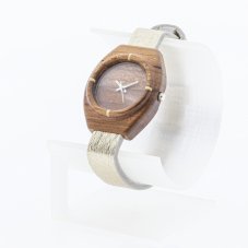 České dřevěné hodinky Aladin mini H00249 Slivoň Bluma