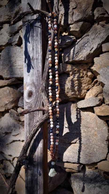Náhrdelník - Boho Mala - Váš osobní šperk S0714
